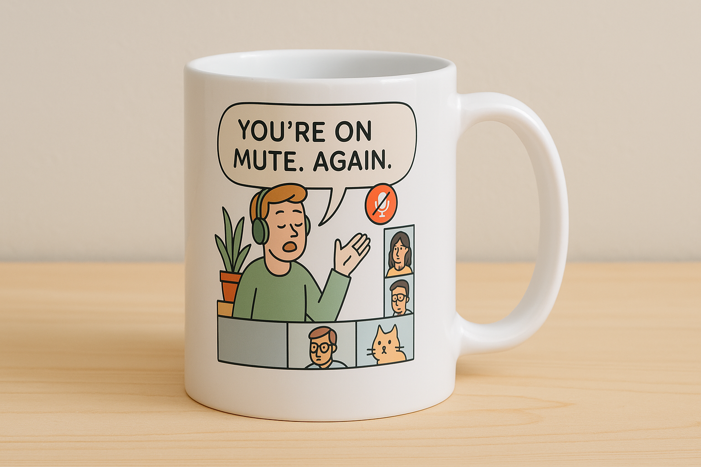 “You’re On Mute. Again.” Mug – For the Professional Zoom Zombie