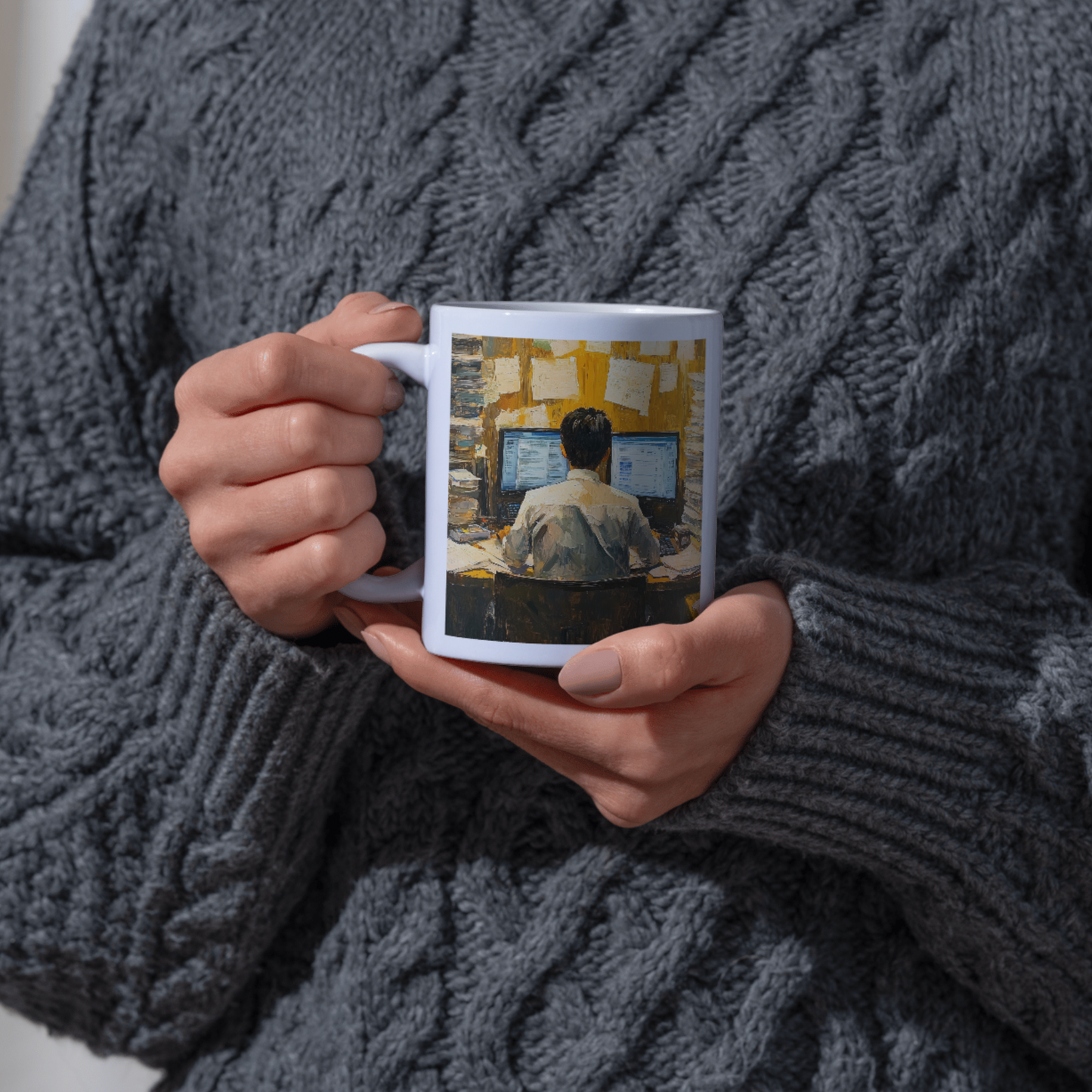 「Finance Bro: Burnout Mode」崩潰金融打工仔咖啡杯